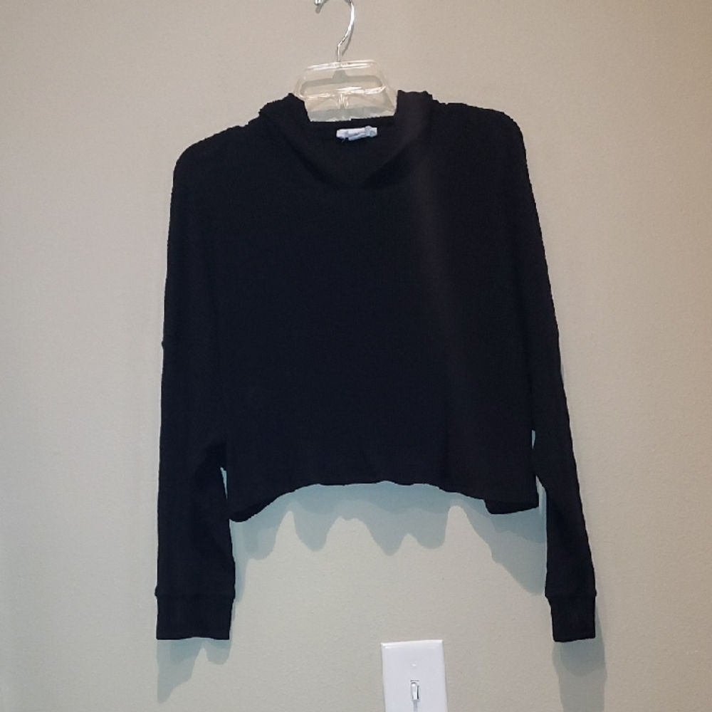 Outlaw Cropped Hoodie Top